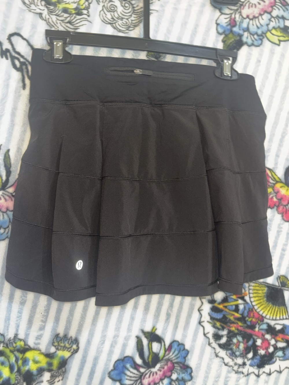 lululemon athletica Black Circle Skirt with Built-In Shorts